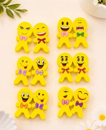 Fancy Smiley Eraser (1 pack)