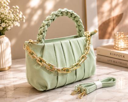 Premium Chain Handle Handbag