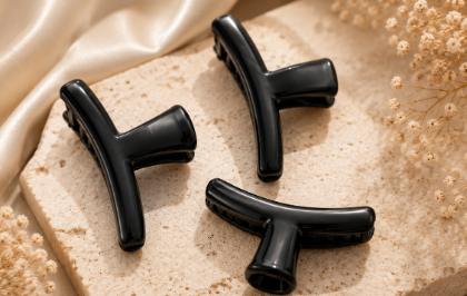 Black Hair Clip 1pc