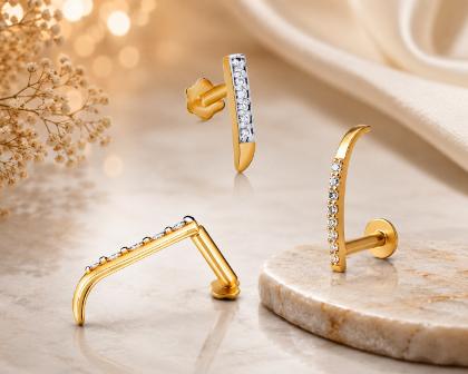 Nose Ring Ear Second Sted (1pc)