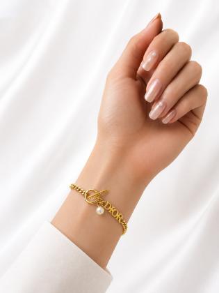 Luxury Pearl Charm Anti Tarnish Bracelet