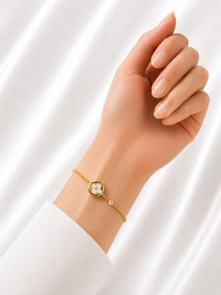 White Clover Anti Tarnish Bracelet