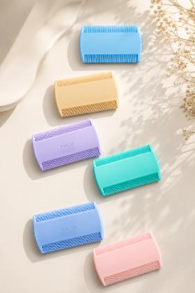 Pastel Plastic Lice Hair Comb (1 pc)