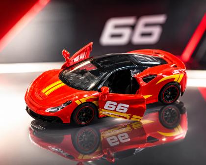 Red Metal Toy Car