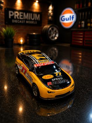Yellow Racing Toy Car For Kids