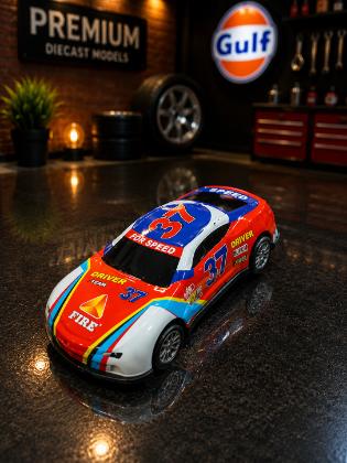 Red Blue Racing Toy Car For Kids