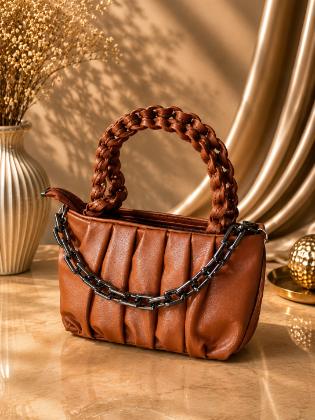 Premium Chain Handle Handbag