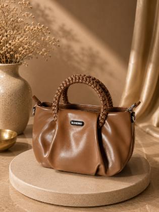 B Cherry Premium Braided Handle Bag