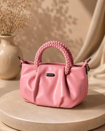 B Cherry Premium Braided Handle Bag