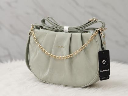 Lumina Luxe Crescent Sling Bag