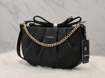 Lumina Luxe Crescent Sling Bag