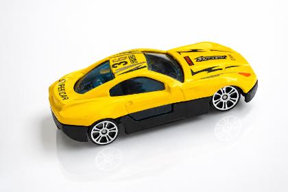 Yellow Lightning Sports Die Cast Toy Car