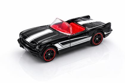 Classic Black Convertible Die Cast Toy Car