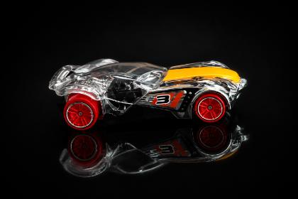 Crystal Velocity Racer Transparent Sports Car
